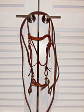 New RPR Western Horse Bridle W/ Reinsman Snaffle Bit  Split Reins