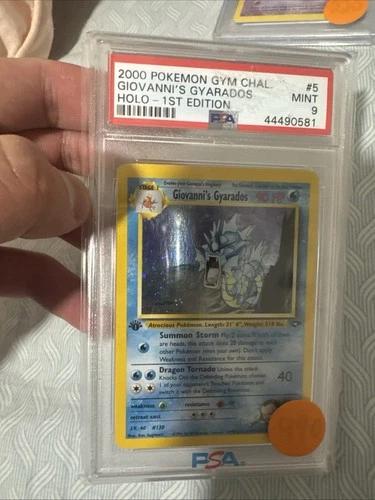 Giovanni’s Gyarados 1st Edition Holo 5/132 PSA 9 - Gym Challenge