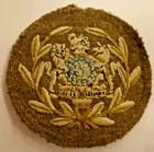 WW2 BRITISH ARMY WARRANT OFFICER CLASS 1 CONDUCTORS RANK PATCH.