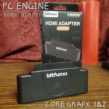Bitfunx HDMI PCE Converter Adapter PC ENGINE CORE GRAFX 1 & 2 RGB To 1080p Input