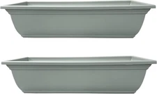 24 Inch Mojave Window Planter Box with Drainage Holes, Lightweight Uv-Resistant