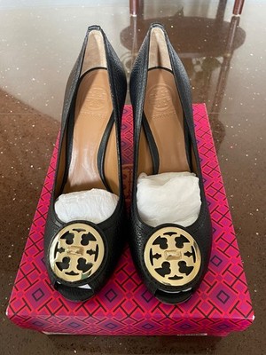 Torry Burch Selma open toe Tumbled leather