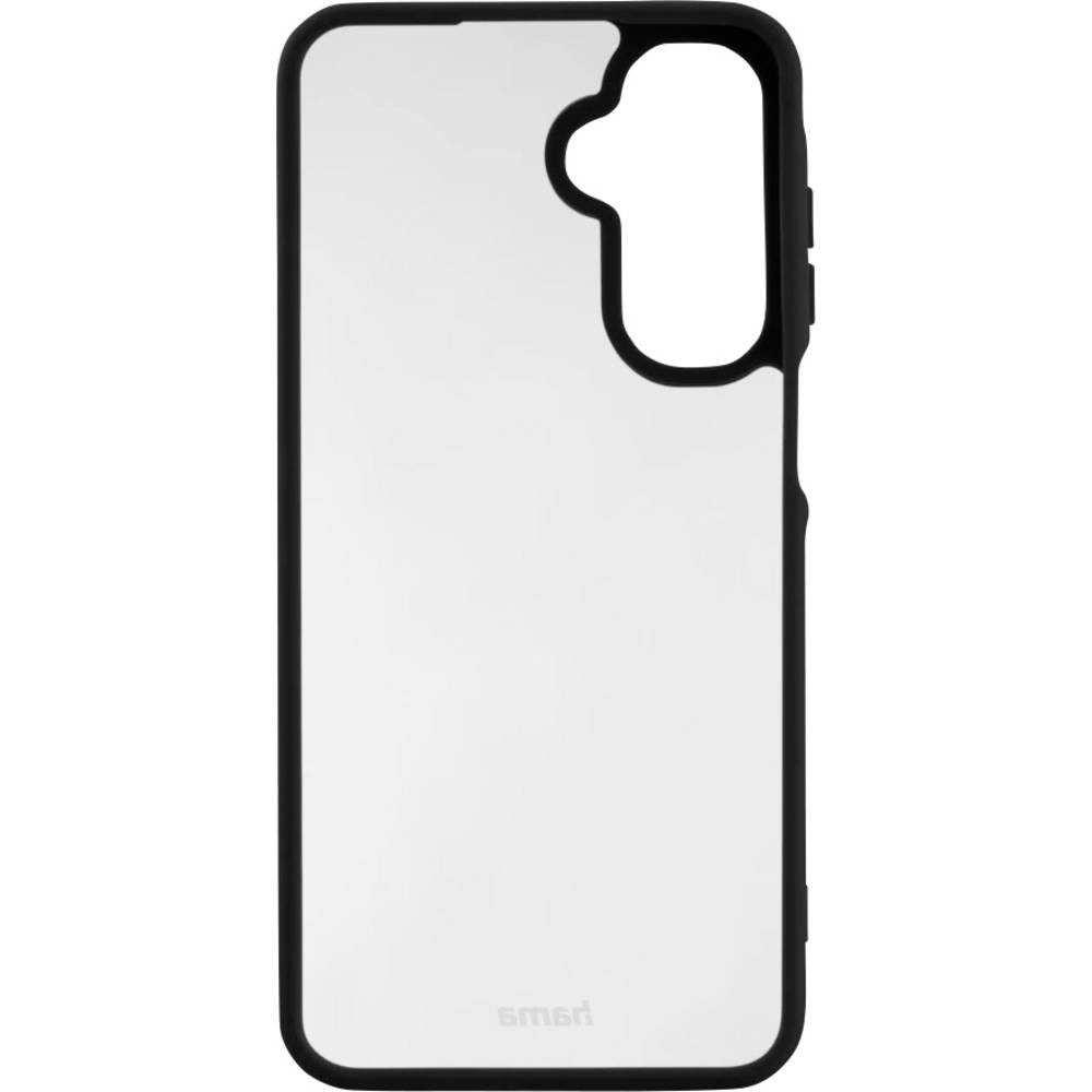 Hama Coque Samsung Galaxy A17 Transparente et Noire - Protection Arrière Rigide en Polycarbonate
