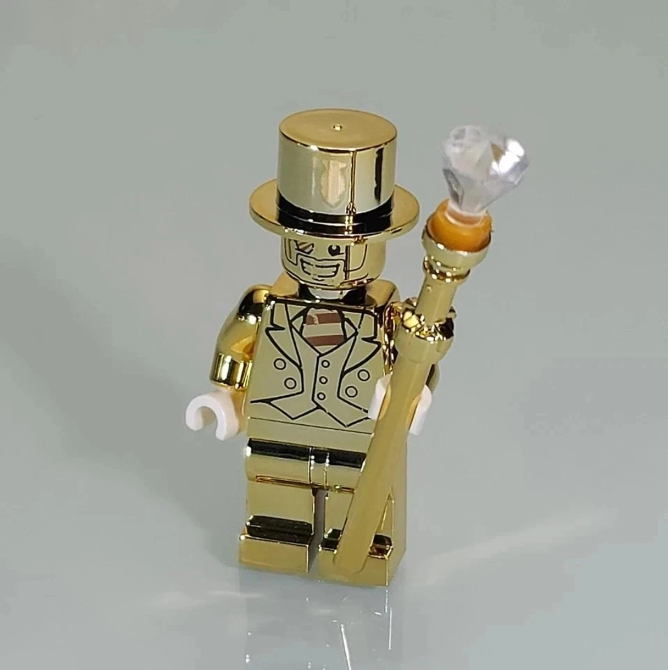 ИНДИВИДУАЛЬНАЯ минифигурка Mr Gold Lego (читайте описание) - Изображение 2 из 4