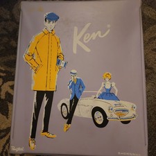 Vtg 1962 Ken Barbie Doll Carrying Case Lavender
