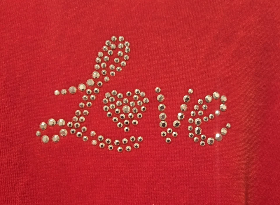 Abrigo Chaqueta Hard Candy Sudadera con Capucha Para Mujer Rojo Mediano Cremallera Completa Logo Love Ropa Activa Foto 2 de 4