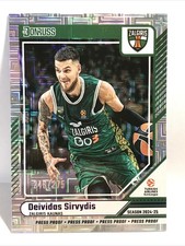 2024-25 DONRUSS EUROLEAGUE  BASKETBALL Deividas Sirvydis #5 PRESS PROOF #246/275