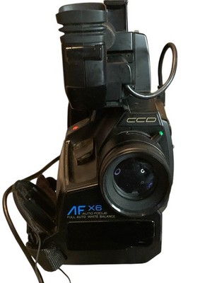 Panasonic OmniMovie VHS AF X6 ビンテージ Panasonic Camcorder AF X6 CCD OmniMovie VHS HQ With Case 1980s Not