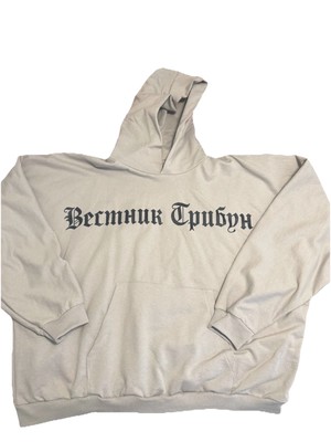 Yeezy Gosha HD-01 Hoodie Size 2 (L) “Herald Tribune” Вестник