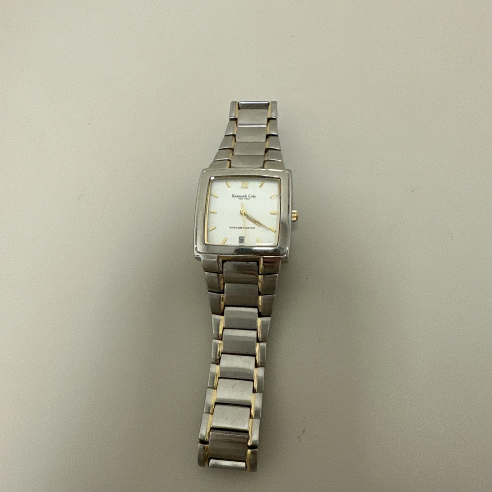 Kenneth Cole New York Square Face Men's Watch Stainless Steel water resistant - Image 3 of 4