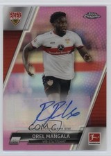 Orel Mangala Chrome Bundesliga 2021/22 Pink Refractor /75 Auto