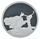 1 Troy Ounce Silver Art Round Disney's Fantasia Dance Of The Hours *3326