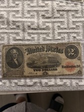 1917 $2 Two Dollar Legal Tender Red Seal Large US Note