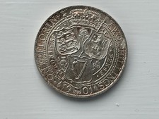 1901 Queen Victoria Silver Florin uncirculated