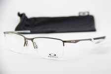 NEW OAKLEY OX3218-0854 SOCKET 5.5 SATIN LEAD BLACK AUTHENTIC EYEGLASSES 54-18