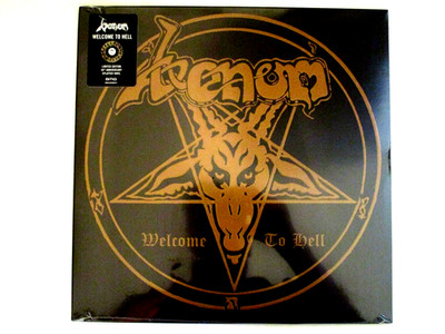 VENOM WELCOME TO HELL LP 40th ANNIVERSARY SPLATTTER VINYL