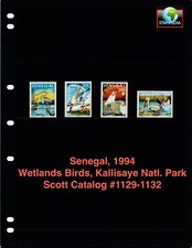 $5.50 Scott Value - 1994 SENEGAL Birds Cranes West Africa scarcer CV MNH NH UMM