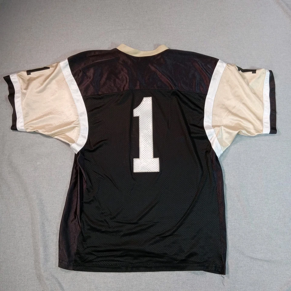 Camiseta de fútbol americano vintage de los Western Michigan Broncos para hombre cara de juego L atlética Y2K  Foto 2 de 4
