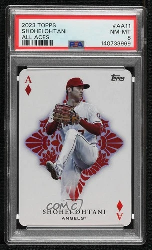 2023 Topps Series 1 All Aces Shohei Ohtani #AA-11 PSA 8