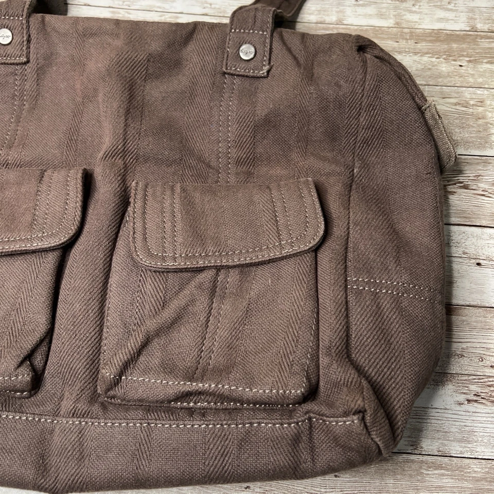 Bolso de hombro Thirty One informal de carga marrón Foto 3 de 4