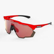 SCICON AEROSHADE KUNKEN CYCLING SUNGLASSES MULTIMIRROR RED LENS PERFORMANCE PRO