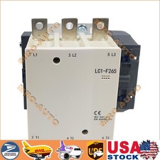NEW LC1F265G7 LC1F Magnetic Contactor 120V coil AC 3Pole 265A 3NO Non-Reversing