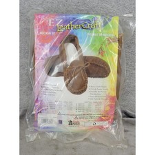 Tandy Leather Factory EZ LeatherCraft Moccasin Kit Adult 10/11 Brown 4601-04