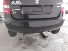 Skoda Fabia 2 5J Facelift original Stoßfänger Stoßstange hinten Fließheck BJ2011