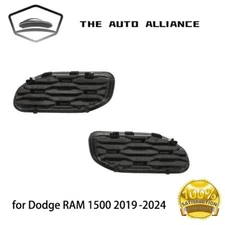 Front Left & Right Hand Side Bumper Bezel Kit for 2019-2024 RAM 1500 68414296AA