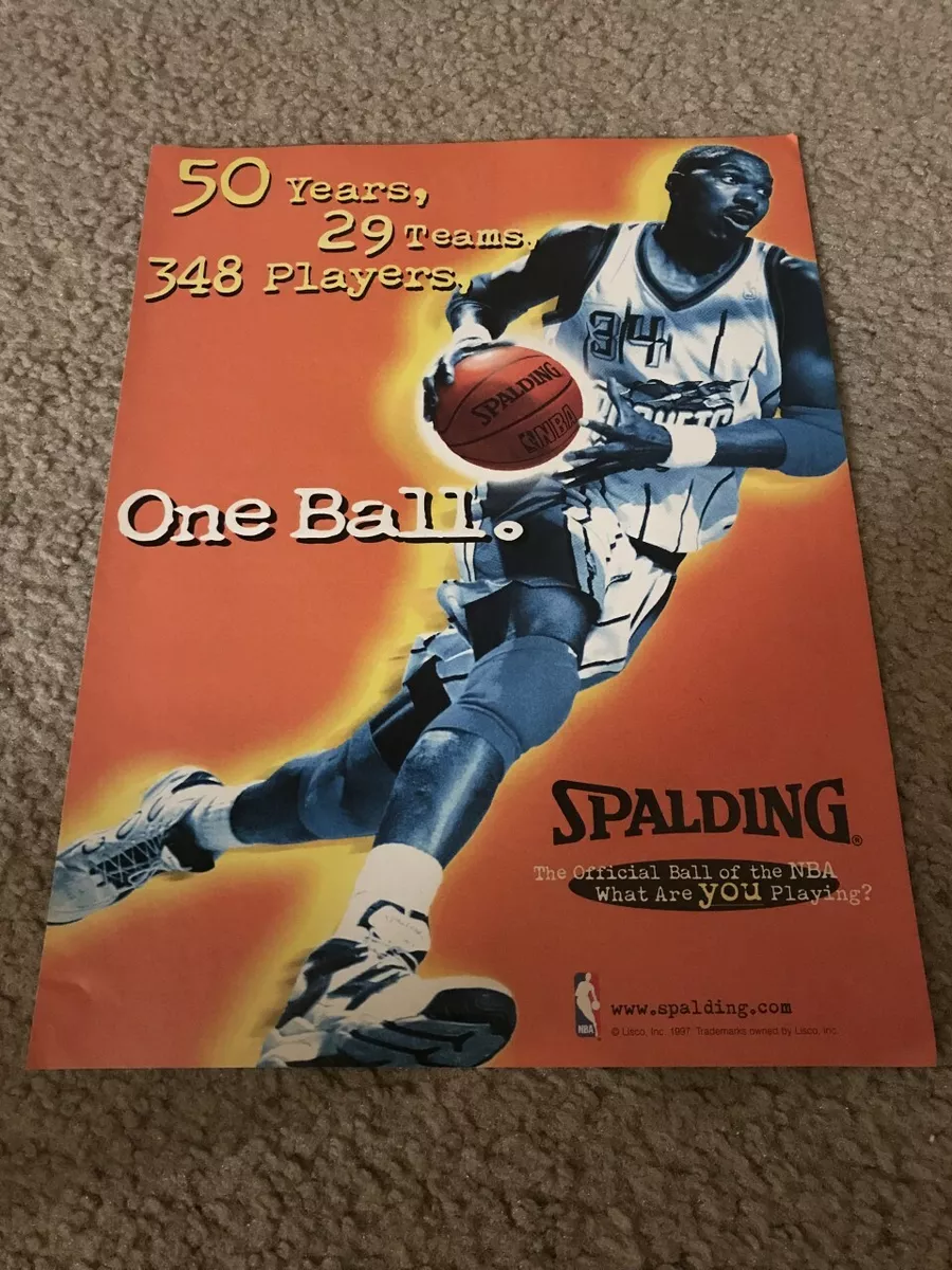 Vintage 1997 AKEEM HAKEEM OLAJUWON SPALDING Basketball Shoes