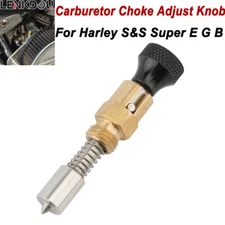 For Harley S&S Super E B G Carburetors Enricher Choke Adjustment Knob big twin
