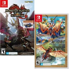 Monster Hunter Rise + Sunbreak & Stories Collection Switch New Special Bundle