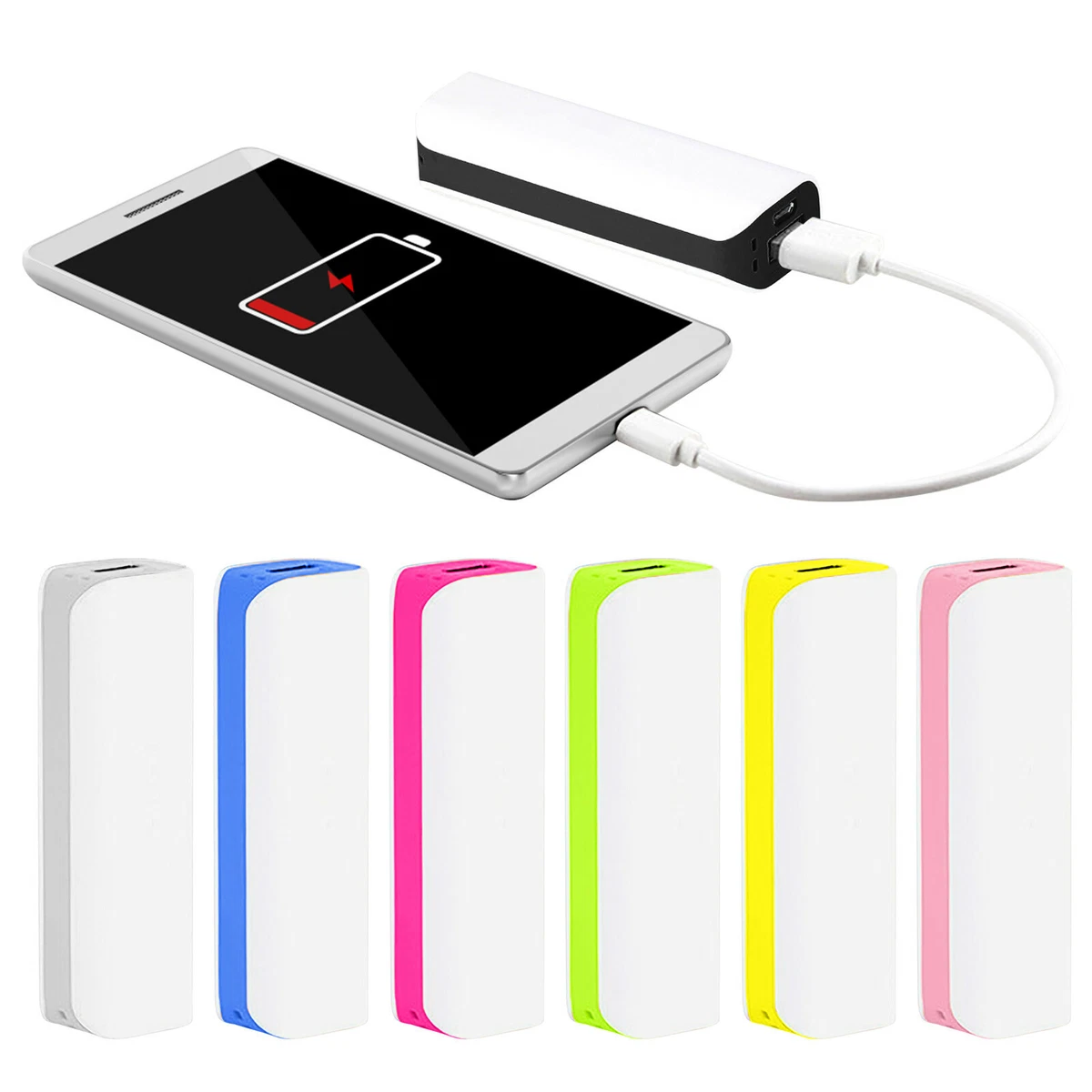 2000mAh Power Bank 2.5oz 5V 2.4A External Battery Backup Charger Fast Charging