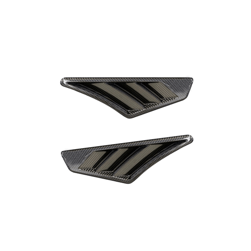 Fit For Audi Q8 SQ8 RSQ8 2019-2024 DRY CARBON Side Air Vent Fender Insert Covers - Foto 8 di 15