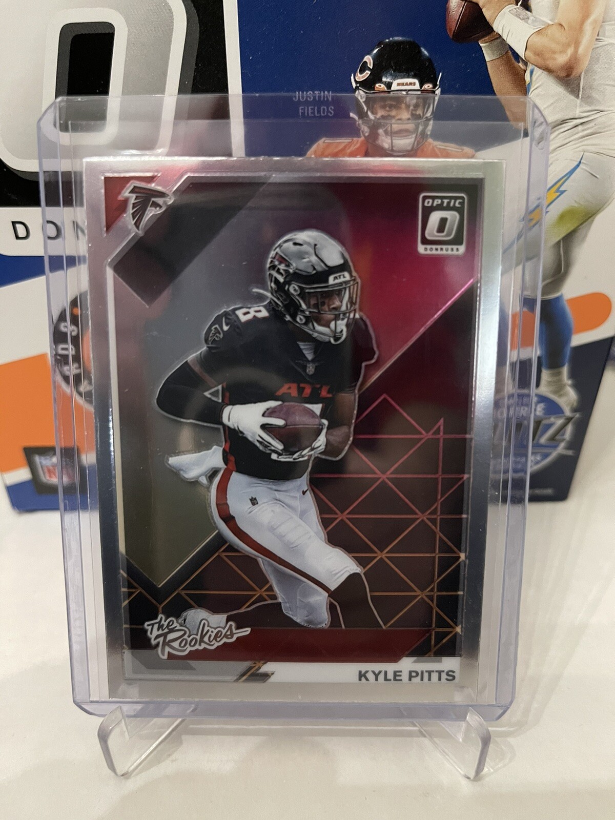 2021 KYLE PITTS ROOKIE CARD RC THE ROOKIES INSERT FALCONS TR-10 Donruss Optic