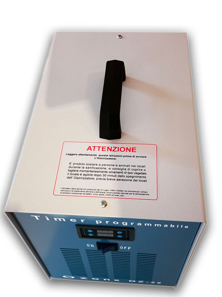 Ozonizzatore Prof. G20  Gen. Ozono 60g/H igeniz. steriliz. ambienti 1500 mt Cubi - Immagine 3 di 4