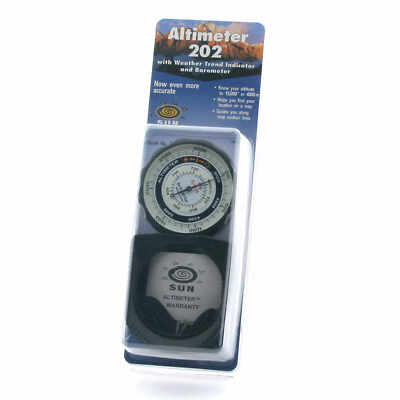 Altimètre Sun Company 202M Sans Pile 0-5000m étui Cuir