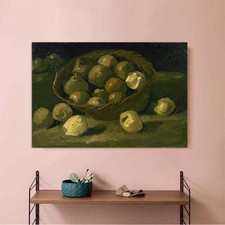Vincent van Gogh Basket of Apples2 Hand-painted Oil Painting Wall Art