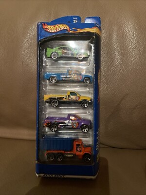 2000 Vintage HotWheels ASPHALT ASSAULT 5 Car Gift Pack #54459 - NEW