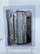 2023 Bowman Chrome Nerwilian Cedeno Bowman 1st Purple AUTO SP 214/250 PADRES RC