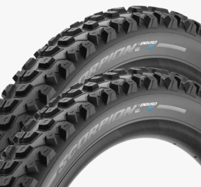 Pair (2 units) PIRELLI CYCLING x MTB Scorpion Enduro S Black Bike  Tire