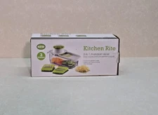 KITCHEN RITE 3 IN 1 MANDOLIN SLICER, NEVER USED