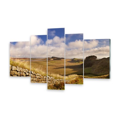 Mehrteilige Bilder Glasbilder Wandbild Hadrianswall