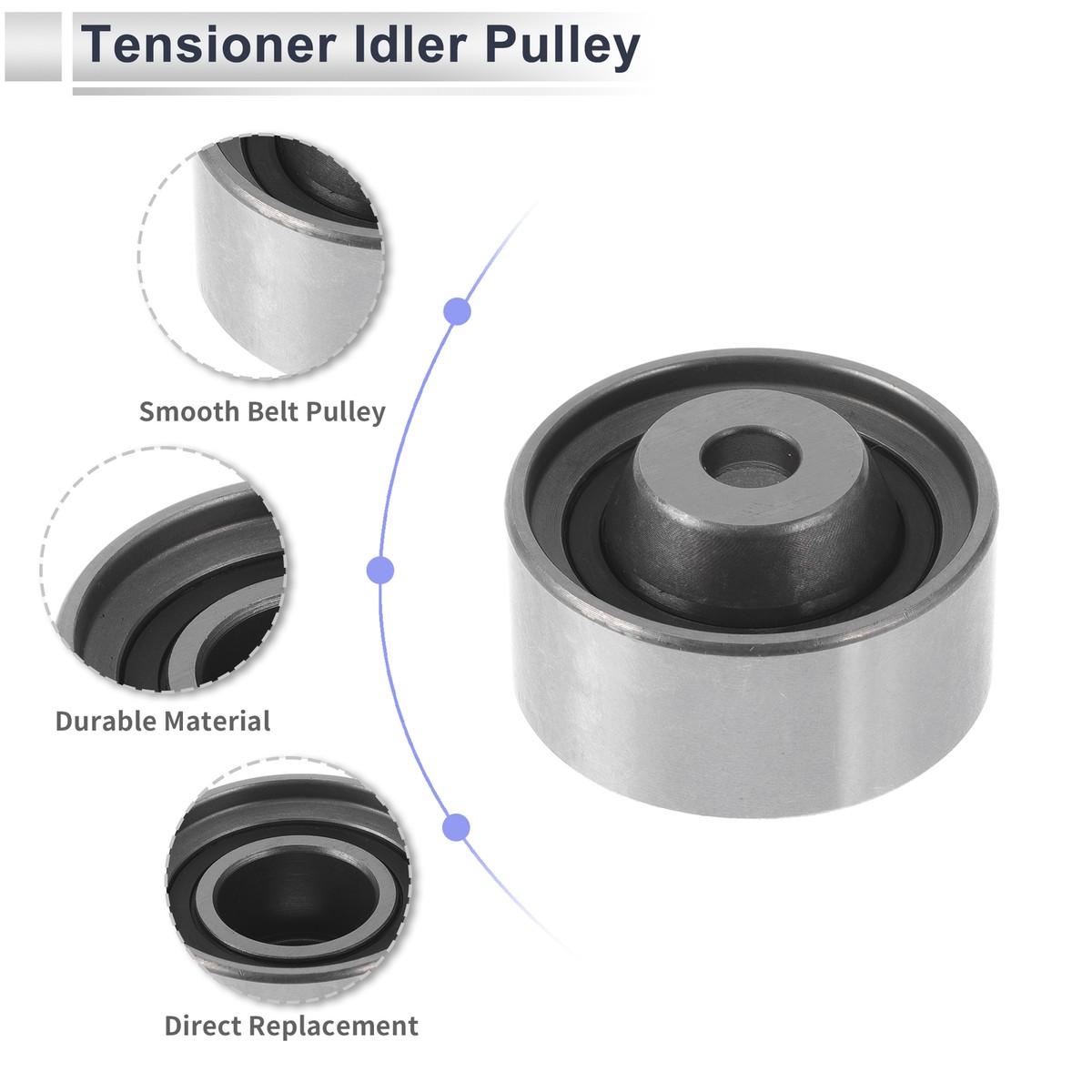 MI・TA・RI Drive Belt Idler Pulley for Kia Rio 2006-2011 for Hyundai No