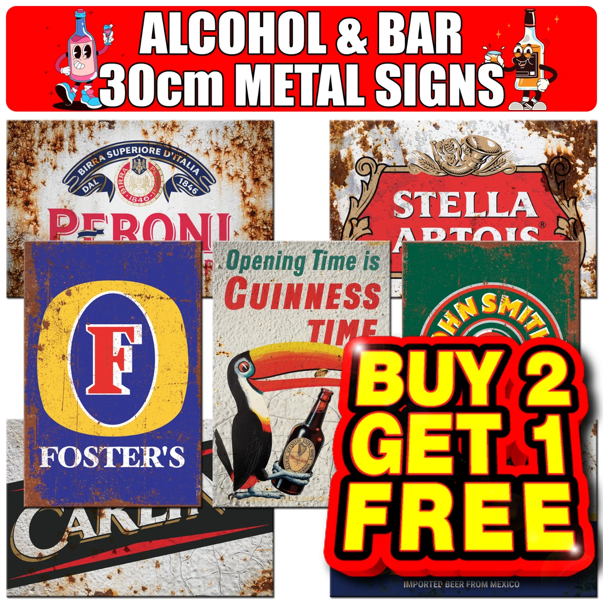 Personalized Pub Metal Sign Vintage Man Cave Bar Wall Décor Gift 108120028001