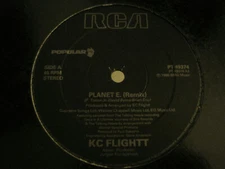 KC FLIGHTT PLANET E (REMIX) 12" ORIG '89 RCA PT 49374 HIP HOP ELECTRO HOUSE VG+