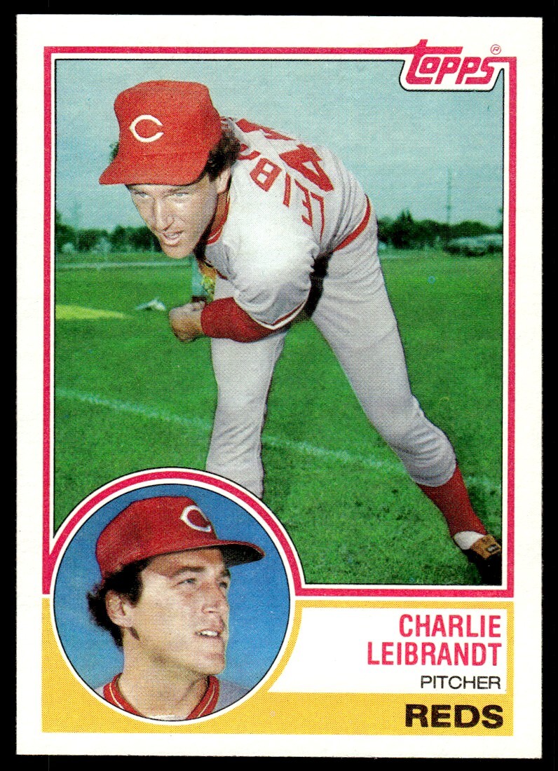 1983 Topps Baseball Card Charlie Leibrandt Cincinnati Reds #607 | eBay