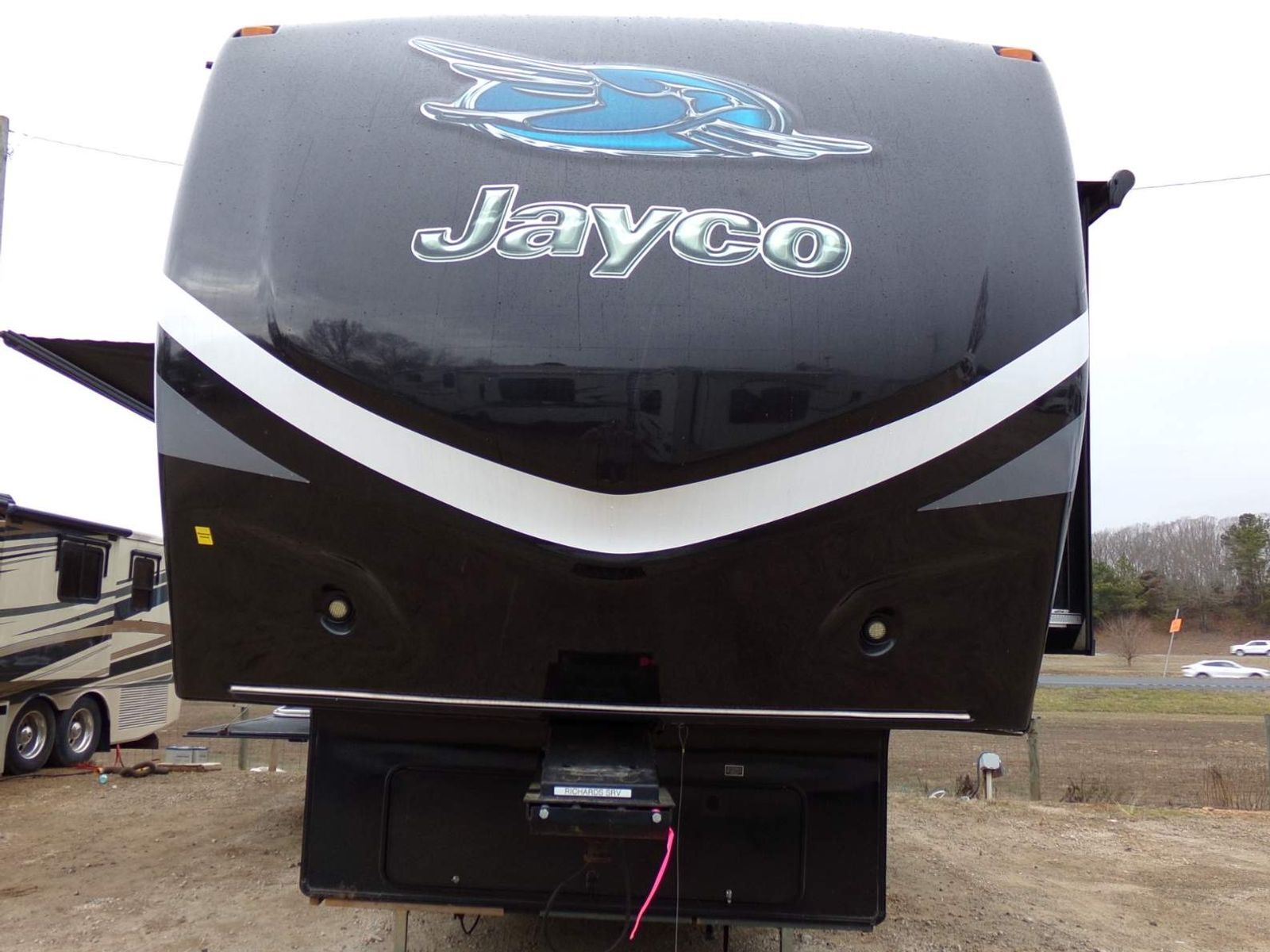 No Reserve Used 5th wheel Toy Hauler 2 bath garage fireplace slides REPO Raptor eBay