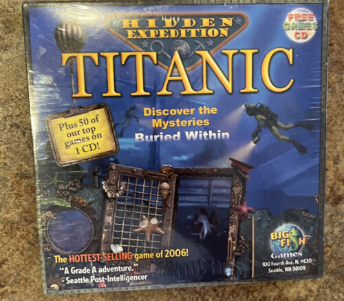 Hidden Expedition Titanic PC CD rom Sealed 2006 Big fish. - Picture 1 of 1