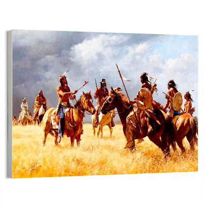American Plains Indians - The Truce Poster or Canvas Fine Wall Art Home Decor